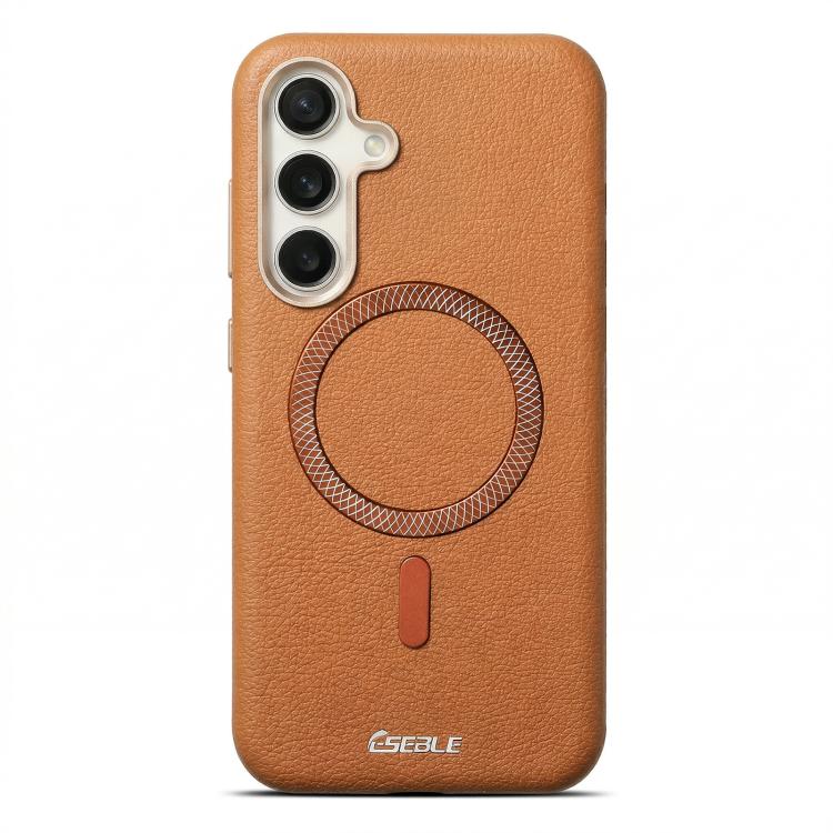 Custodia per telefono magnetica ESEBLE L2 con texture Litchi e lente in metallo., For Samsung Galaxy S26 Ultra 5G, For Samsung Galaxy S26 5G, For Samsung Galaxy S24 5G / S25 5G, For Samsung Galaxy S24+ 5G / S25+ 5G, For Samsung Galaxy S25 Ultra 5G
