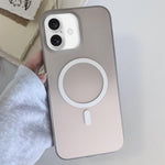 Custodia magnetica per telefono in TPU con effetto sfumato satinato, For iPhone 17 Pro Max, For iPhone 17 Pro, For iPhone 17, For iPhone Air