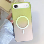 Custodia magnetica per telefono in TPU con effetto sfumato satinato, For iPhone 17 Pro Max, For iPhone 17 Pro, For iPhone 17, For iPhone Air