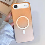 Custodia magnetica per telefono in TPU con effetto sfumato satinato, For iPhone 17 Pro Max, For iPhone 17 Pro, For iPhone 17, For iPhone Air