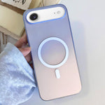 Custodia magnetica per telefono in TPU con effetto sfumato satinato, For iPhone 17 Pro Max, For iPhone 17 Pro, For iPhone 17, For iPhone Air
