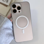Custodia magnetica per telefono in TPU con effetto sfumato satinato, For iPhone 16 Pro Max, For iPhone 16 Pro, For iPhone 16 Plus, For iPhone 16