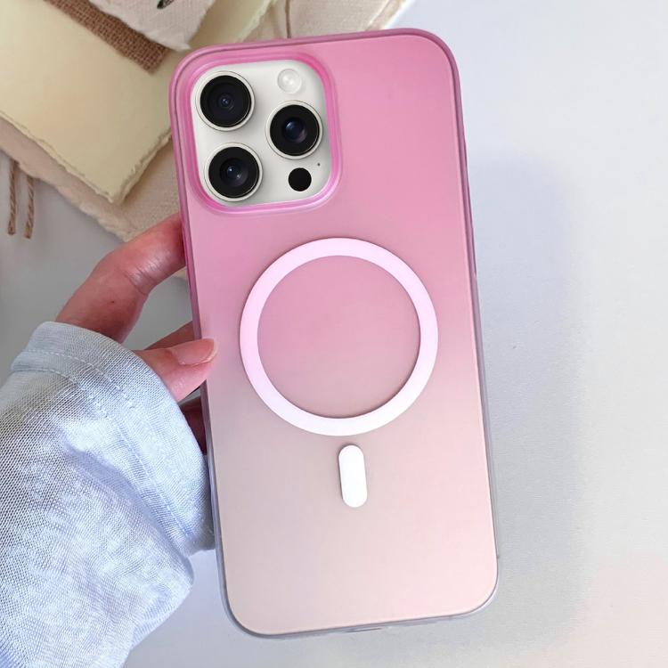 Custodia magnetica per telefono in TPU con effetto sfumato satinato, For iPhone 15 Pro Max, For iPhone 15 Pro, For iPhone 15 Plus, For iPhone 15