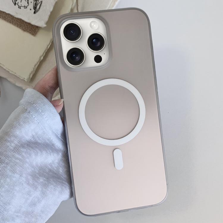 Custodia magnetica per telefono in TPU con effetto sfumato satinato, For iPhone 15 Pro Max, For iPhone 15 Pro, For iPhone 15 Plus, For iPhone 15