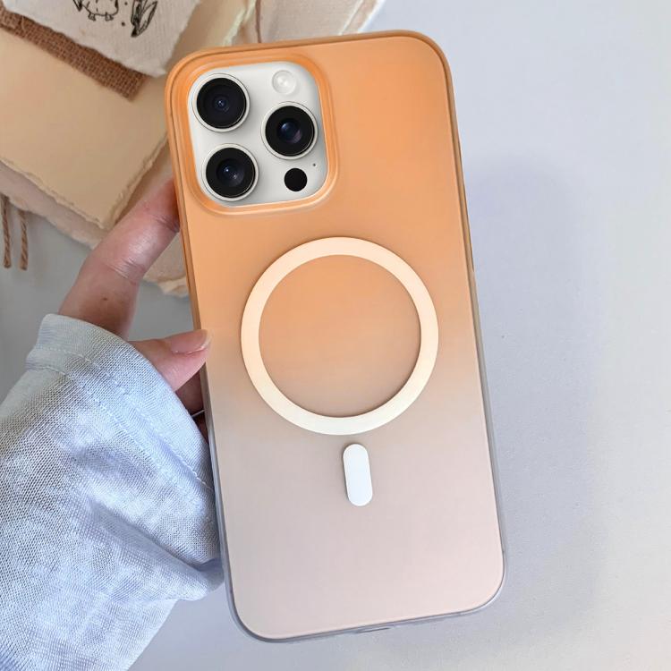 Custodia magnetica per telefono in TPU con effetto sfumato satinato, For iPhone 15 Pro Max, For iPhone 15 Pro, For iPhone 15 Plus, For iPhone 15