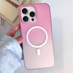 Custodia magnetica per telefono in TPU con effetto sfumato satinato, For iPhone 15 Pro Max, For iPhone 15 Pro, For iPhone 15 Plus, For iPhone 15