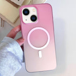 Custodia magnetica per telefono in TPU con effetto sfumato satinato, For iPhone 14 Plus, For iPhone 14, For iPhone 14 Pro, For iPhone 14 Pro Max