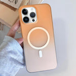 Custodia magnetica per telefono in TPU con effetto sfumato satinato, For iPhone 14 Plus, For iPhone 14, For iPhone 14 Pro, For iPhone 14 Pro Max