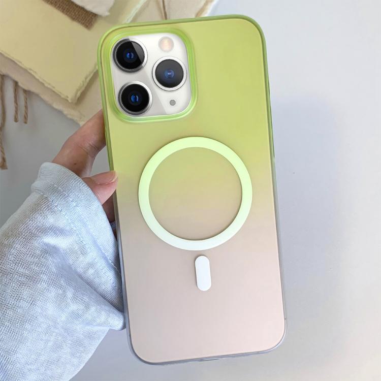 Custodia magnetica per telefono in TPU con effetto sfumato satinato, For iPhone 12 Pro Max, For iPhone 12 Pro, For iPhone 11 Pro Max, For iPhone 11