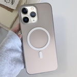 Custodia magnetica per telefono in TPU con effetto sfumato satinato, For iPhone 12 Pro Max, For iPhone 12 Pro, For iPhone 11 Pro Max, For iPhone 11