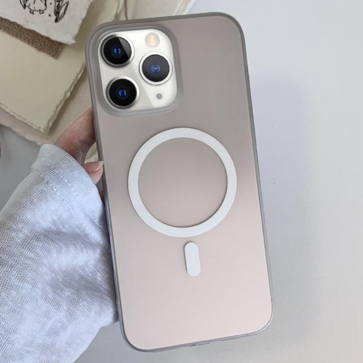 Custodia magnetica per telefono in TPU con effetto sfumato satinato, For iPhone 12 Pro Max, For iPhone 12 Pro, For iPhone 11 Pro Max, For iPhone 11