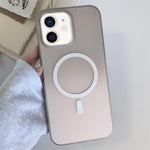 Custodia magnetica per telefono in TPU con effetto sfumato satinato, For iPhone 12 Pro Max, For iPhone 12 Pro, For iPhone 11 Pro Max, For iPhone 11