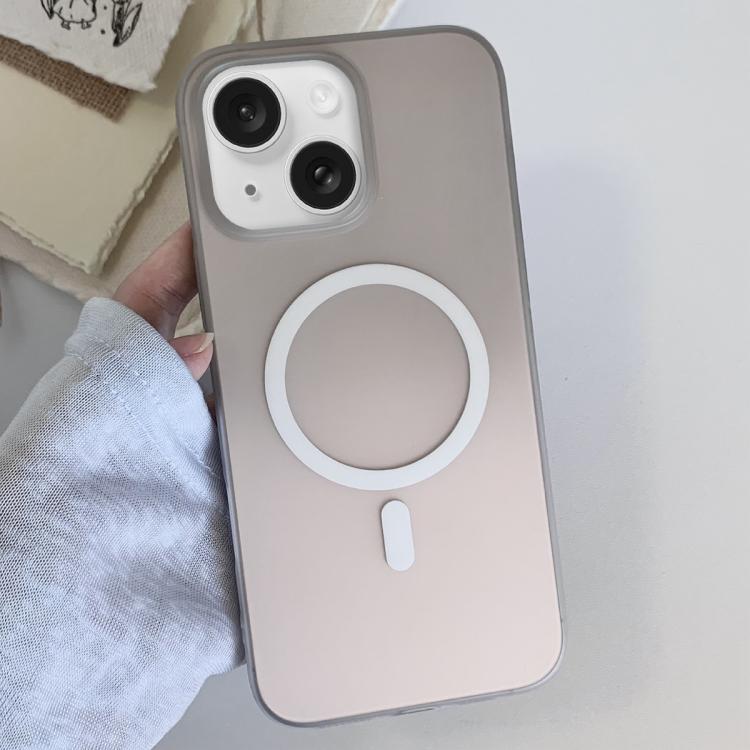 Custodia magnetica per telefono in TPU con effetto sfumato satinato, For iPhone 15 Pro Max, For iPhone 15 Pro, For iPhone 15 Plus, For iPhone 15