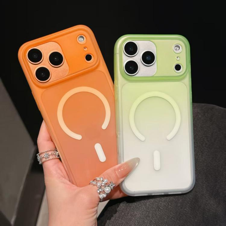 Custodia magnetica per telefono in TPU con effetto sfumato satinato, For iPhone 13 Pro Max, For iPhone 13 Pro, For iPhone 13, For iPhone 12