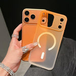 Custodia magnetica per telefono in TPU con effetto sfumato satinato, For iPhone 15 Pro Max, For iPhone 15 Pro, For iPhone 15 Plus, For iPhone 15