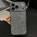 Cover per telefono a copertura totale con strass in acrilico, For iPhone 17 Pro Max, For iPhone 17 Pro, For iPhone 17, For iPhone 16 Pro Max