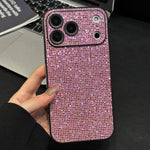 Cover per telefono a copertura totale con strass in acrilico, For iPhone 17 Pro Max, For iPhone 17 Pro, For iPhone 17, For iPhone 16 Pro Max