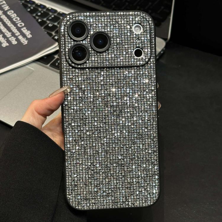 Cover per telefono a copertura totale con strass in acrilico, For iPhone 17 Pro Max, For iPhone 17 Pro, For iPhone 17, For iPhone 16 Pro Max