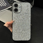 Cover per telefono a copertura totale con strass in acrilico, For iPhone 16 Pro, For iPhone 16, For iPhone 15 Pro Max, For iPhone 15 Pro