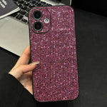 Cover per telefono a copertura totale con strass in acrilico, For iPhone 16 Pro, For iPhone 16, For iPhone 15 Pro Max, For iPhone 15 Pro
