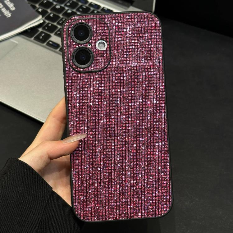 Cover per telefono a copertura totale con strass in acrilico, For iPhone 16 Pro, For iPhone 16, For iPhone 15 Pro Max, For iPhone 15 Pro