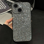 Cover per telefono a copertura totale con strass in acrilico, For iPhone 15, For iPhone 14, For iPhone 14 Pro, For iPhone 14 Pro Max