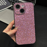Cover per telefono a copertura totale con strass in acrilico, For iPhone 15, For iPhone 14, For iPhone 14 Pro, For iPhone 14 Pro Max