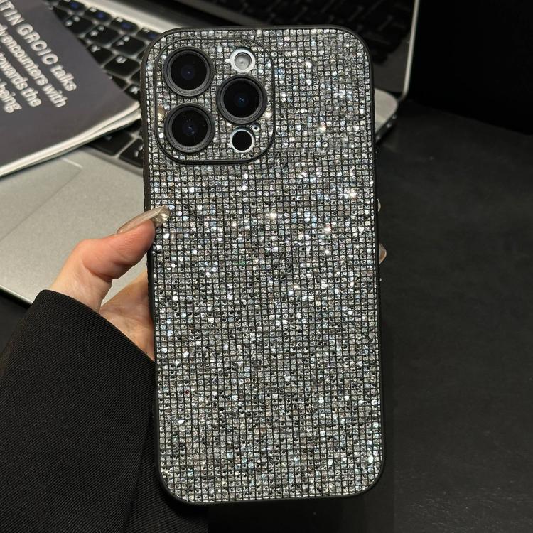 Cover per telefono a copertura totale con strass in acrilico, For iPhone 15, For iPhone 14, For iPhone 14 Pro, For iPhone 14 Pro Max
