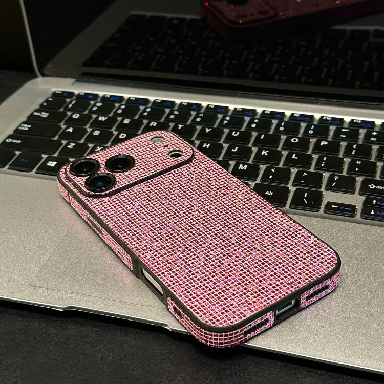 Cover per telefono a copertura totale con strass in acrilico, For iPhone 15, For iPhone 14, For iPhone 14 Pro, For iPhone 14 Pro Max