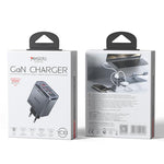 Caricabatterie rapido Yesido YC101 da 65 W con tecnologia Mecha GaN e tre porte., YC101