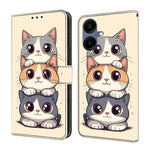 Custodia per telefono in ecopelle con effetto cristallo., For Samsung Galaxy A07 4G / 5G, For Samsung Galaxy A17 / A26 5G