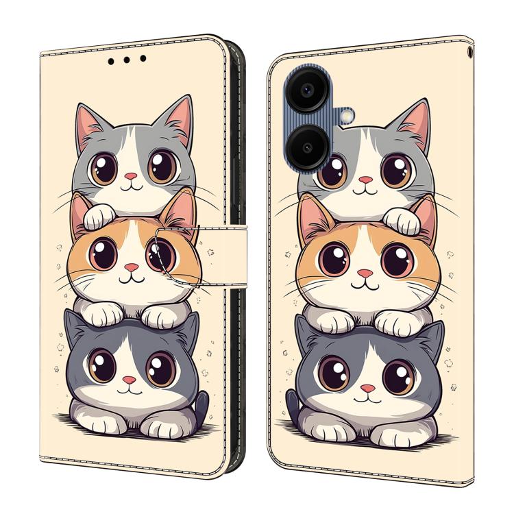 Custodia per telefono in ecopelle con effetto cristallo., For Samsung Galaxy A07 4G / 5G, For Samsung Galaxy A17 / A26 5G