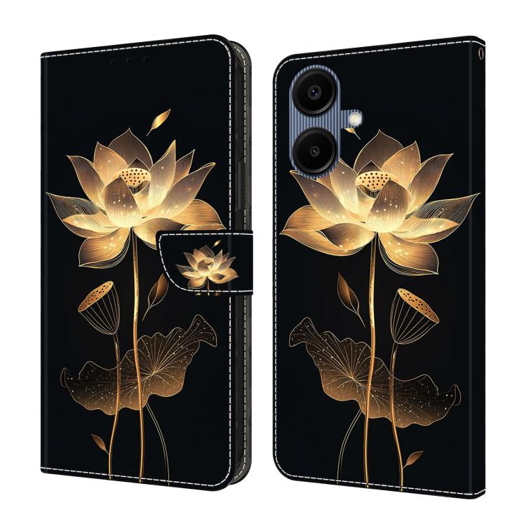 Custodia per telefono in ecopelle con effetto cristallo., For Samsung Galaxy A07 4G / 5G, For Samsung Galaxy A17 / A26 5G