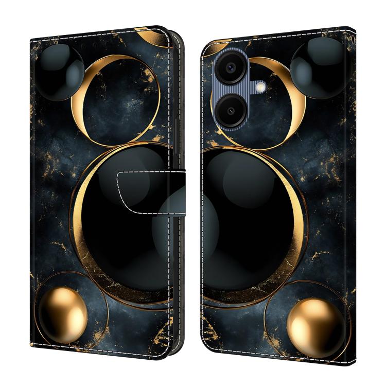 Custodia per telefono in ecopelle con effetto cristallo., For Samsung Galaxy A07 4G / 5G, For Samsung Galaxy A17 / A26 5G