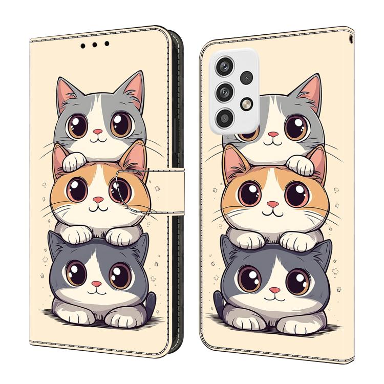 Custodia per telefono in ecopelle con effetto cristallo., For Samsung Galaxy A23 5G, For Samsung Galaxy A14 4G / 5G