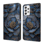 Custodia per telefono in ecopelle con effetto cristallo., For Samsung Galaxy A23 5G, For Samsung Galaxy A14 4G / 5G