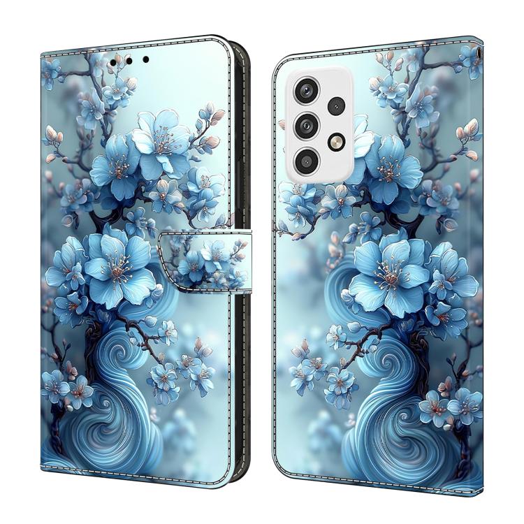 Custodia per telefono in ecopelle con effetto cristallo., For Samsung Galaxy A23 5G, For Samsung Galaxy A14 4G / 5G