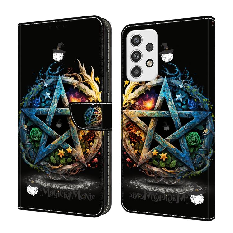 Custodia per telefono in ecopelle con effetto cristallo., For Samsung Galaxy A23 5G, For Samsung Galaxy A14 4G / 5G