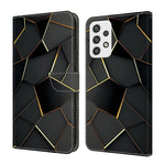 Custodia per telefono in ecopelle con effetto cristallo., For Samsung Galaxy A23 5G, For Samsung Galaxy A14 4G / 5G