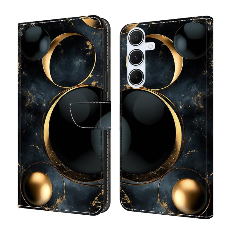 Custodia per telefono in ecopelle con effetto cristallo., For Samsung Galaxy A16 4G / 5G, For Samsung Galaxy A15 4G / 5G