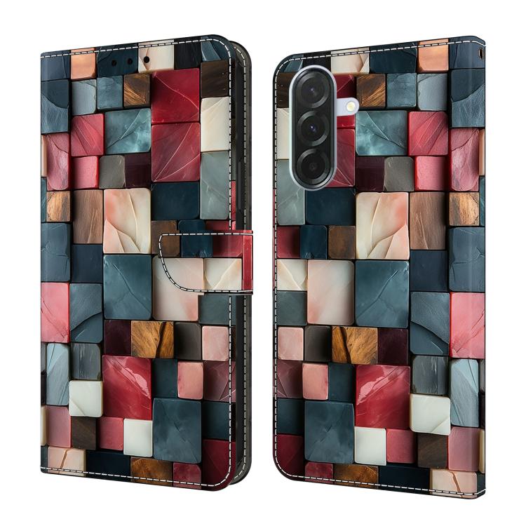 Custodia per telefono in ecopelle con effetto cristallo., For Samsung Galaxy A06 4G / 5G, For Samsung Galaxy A36 / A56 5G