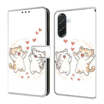 Custodia per telefono in ecopelle con effetto cristallo., For Samsung Galaxy A06 4G / 5G, For Samsung Galaxy A36 / A56 5G