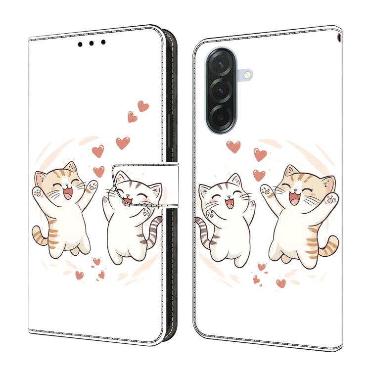 Custodia per telefono in ecopelle con effetto cristallo., For Samsung Galaxy A06 4G / 5G, For Samsung Galaxy A36 / A56 5G