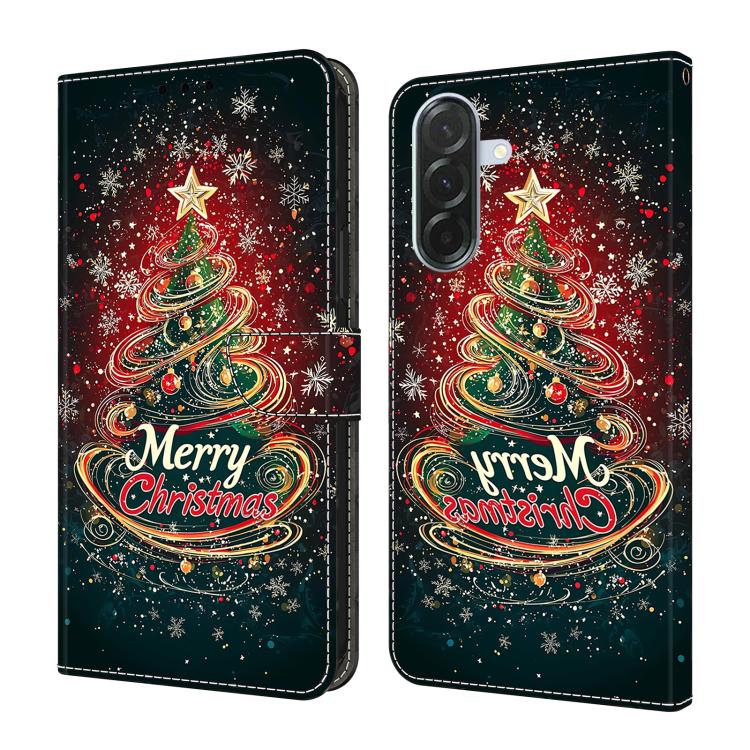 Custodia per telefono in ecopelle con effetto cristallo., For Samsung Galaxy A06 4G / 5G, For Samsung Galaxy A36 / A56 5G