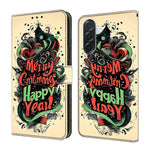 Custodia per telefono in ecopelle con effetto cristallo., For Samsung Galaxy A06 4G / 5G, For Samsung Galaxy A36 / A56 5G