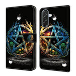 Custodia per telefono in ecopelle con effetto cristallo., For Samsung Galaxy A06 4G / 5G, For Samsung Galaxy A36 / A56 5G