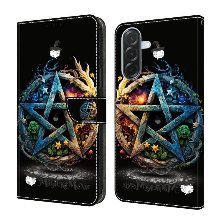 Custodia per telefono in ecopelle con effetto cristallo., For Samsung Galaxy A06 4G / 5G, For Samsung Galaxy A36 / A56 5G