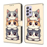 Custodia per telefono in ecopelle con effetto cristallo., For Samsung Galaxy A54 5G, For Samsung Galaxy A53 5G