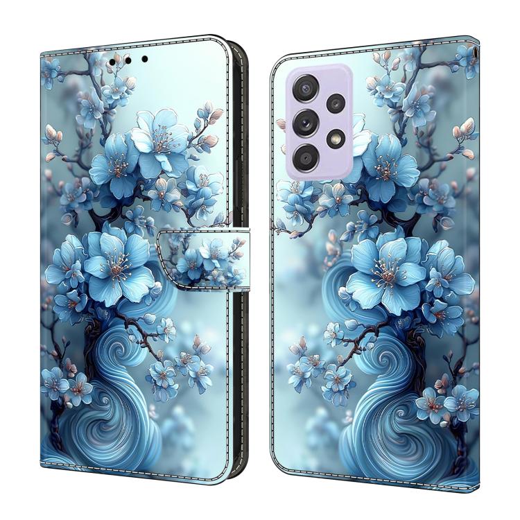 Custodia per telefono in ecopelle con effetto cristallo., For Samsung Galaxy A54 5G, For Samsung Galaxy A53 5G