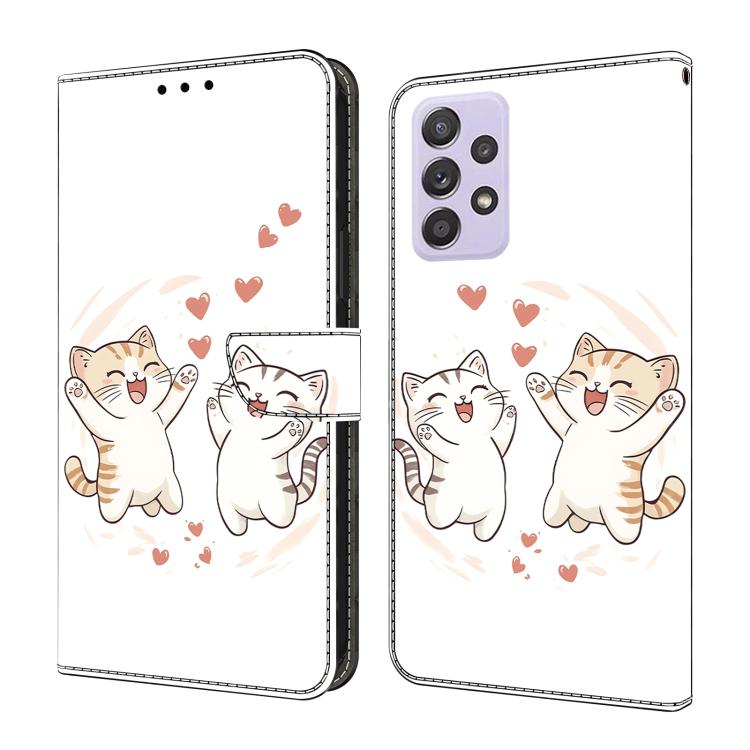 Custodia per telefono in ecopelle con effetto cristallo., For Samsung Galaxy A54 5G, For Samsung Galaxy A53 5G